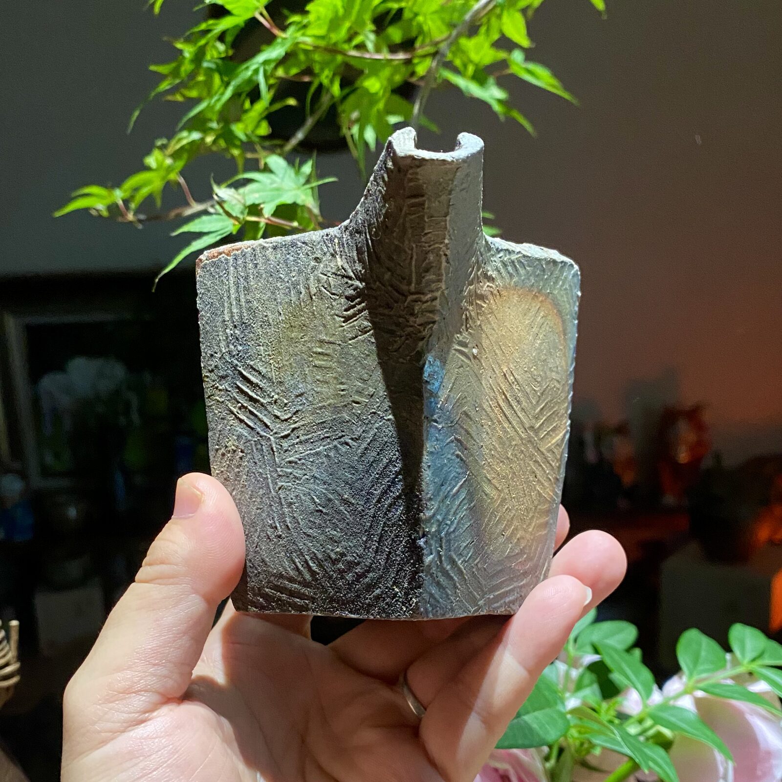 Kiln-Split Ikebana Vase