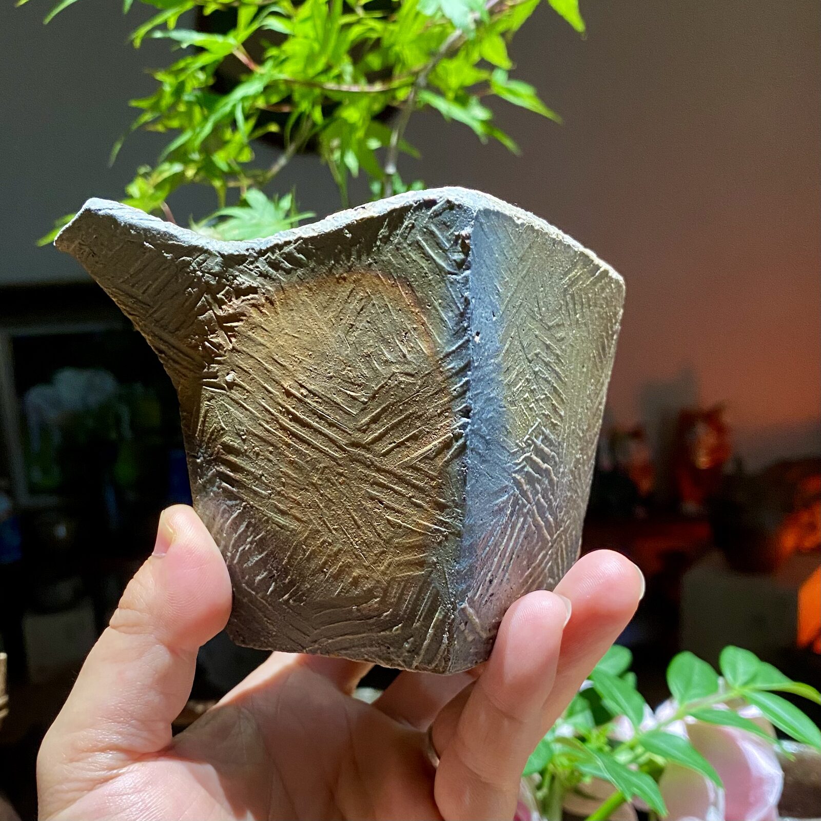 Bizen surface texture